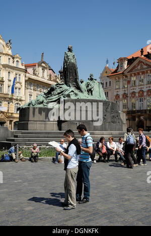 Old Town Square. Staromestske namesti, Prague, Czech Republic, Europe Stock Photo