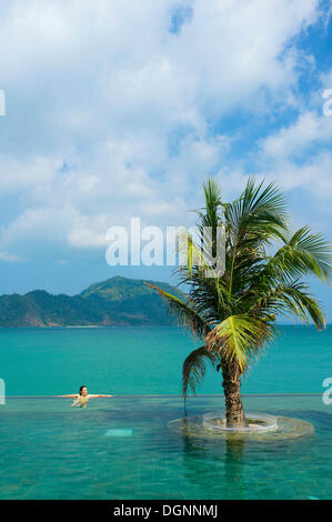 Swimming pool, Hotel Evason, Phuket Island, Thailand, Asia Stock Photo