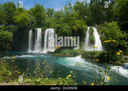 Dueden Waterfalls near Antalya, Turkish Riviera, Turkey Stock Photo