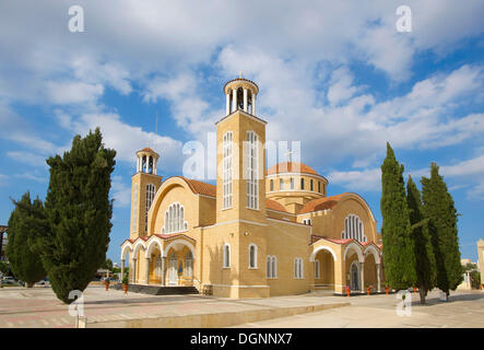 Church in Paralimni at Ayia Napa, Southern Cyprus, Cyprus Stock Photo