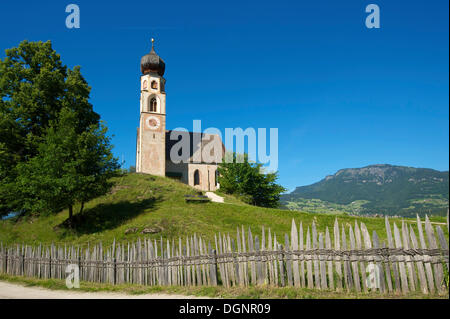 Church of St. Constantine, Völs, Seiser Alm, South Tyrol province, Trentino-Alto Adige, Italy Stock Photo