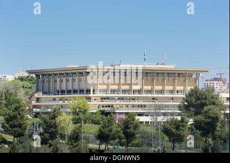 The Knesset, Israeli parliament building, south side, West Jerusalem, Jerusalem, Israel, Middle East Stock Photo