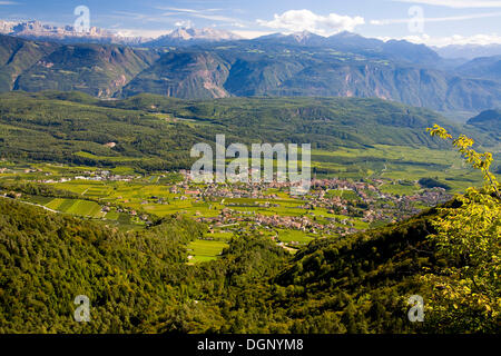Mountain landscape near Kaltern, province of Bolzano-Bozen, Italy, Europe Stock Photo