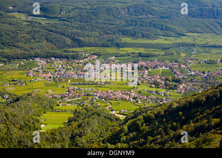 Mountain landscape, Kaltern, province of Bolzano-Bozen, Italy, Europe Stock Photo