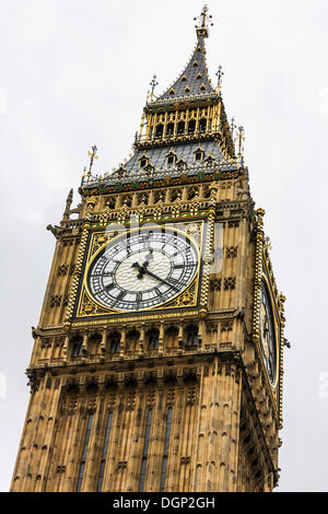 Clock Tower, Big Ben, Palace of Westminster, Unesco World Heritage Site, London, England, United Kingdom, Europe Stock Photo