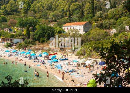 Pupnatska beach near Pupnat, Croatia Stock Photo