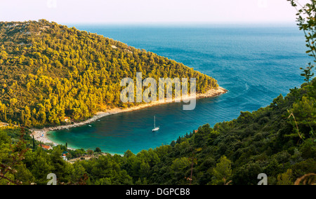 Pupnatska bay near Pupnat, Croatia Stock Photo