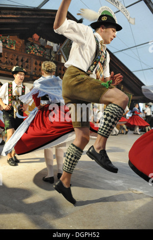 traditional dance in Bavaria Stock Photo