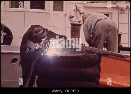 This photograph shows the work being conducted by drill rigs 16 hours ...