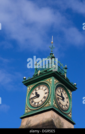 Queen Victoria's Golden Jubilee Clock tower within the Otley market ...