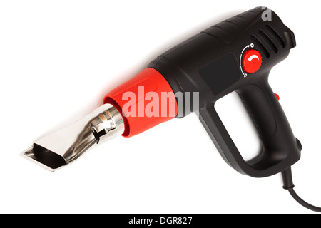 Hot air gun isolated on a white background Stock Photo - Alamy