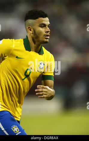 Ras Al-Khaimah, UAE. 23rd Oct, 2013. Mosquito (BRA) Football / Soccer : Mosquito (9) of Brazil in action during the FIFA U-17 World Cup Group A match between Honduras 0-3 Brazil at Emirates Stadium in Ras Al-Khaimah, UAE . © FAR EAST PRESS/AFLO/Alamy Live News Stock Photo