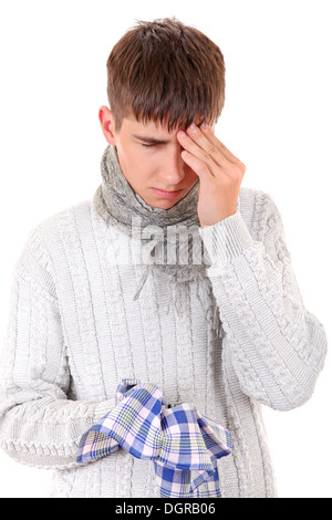 Diseased Young Man Stock Photo
