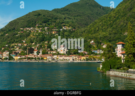 Laveno-Mombello, Lake Maggiore, Lombardia, Italy Stock Photo