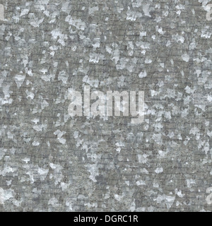 Zinced Tin Surface. Seamless Texture. Stock Photo