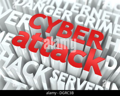 Cyber Attack Concept. Stock Photo