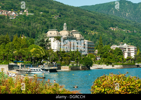 Grand Hotel, Stresa, Lake Maggiore, Lombardia, Italy Stock Photo