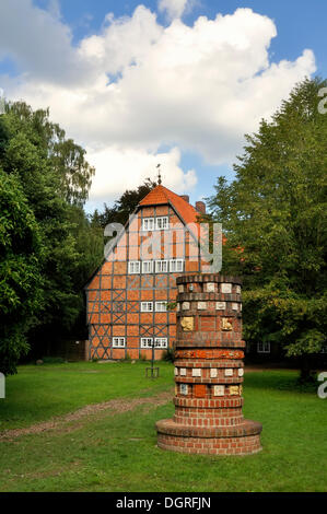 Former Gut Sunder manor, Landkreis Celle district, Lower Saxony Stock Photo