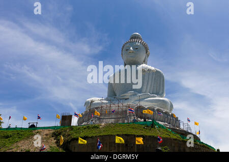 Buddha statue, Big Buddha of Phuket, the world's largest Buddha statue, Ban Kata, Phuket Island, Thailand, Asia Stock Photo