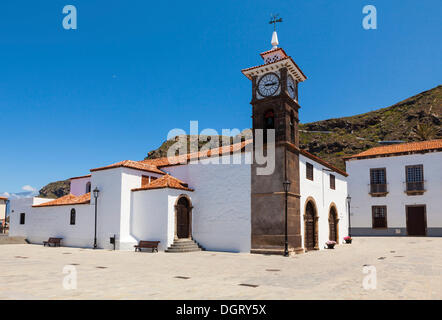 Church of San Juan Bautistain, San Juan de la Rambla, San Juan de la Rambla, Tenerife, Canary Islands, Spain Stock Photo