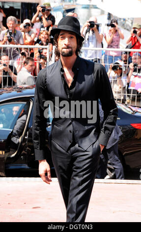 Adrien Brody arriving at the 64th International Film Festival in Cannes, France, Europe Stock Photo