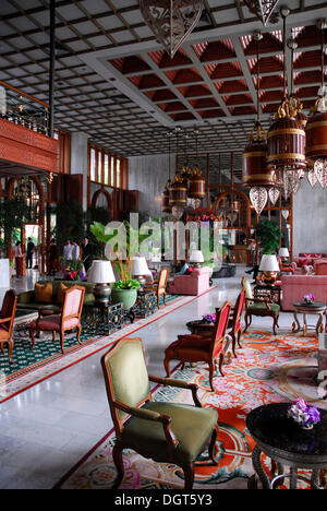 Lobby, The Mandarin Oriental Hotel, Bangrak, Bang Rak district, Bangkok, Krung Thep, Thailand, Asia Stock Photo
