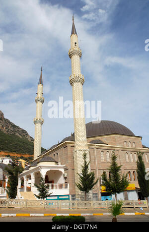 Mosque in Kas, Lycian coast, Antalya Province, Mediterranean, Turkey, Eurasia Stock Photo