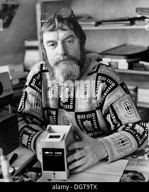 Photographer Helmut Opitz, Leipzig, Saxony, East Germany, 1982 Stock Photo
