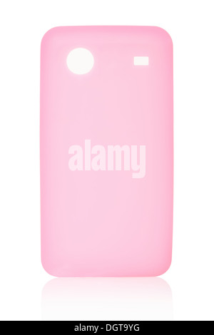 Smartphone back cover in silicone Stock Photo
