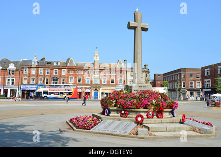 War memorial on The Strand, Exmouth, Devon, England, United Kingdom Stock Photo