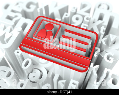 Internet Security Concept on Alphabet Background. Stock Photo