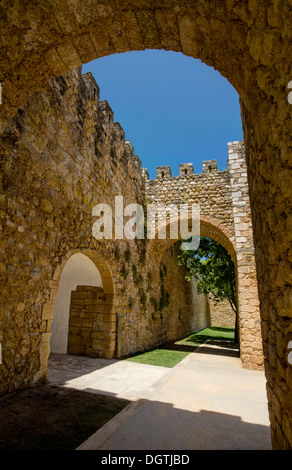 Portugal, Lagos, archways in the city walls, Lagos castle Stock Photo