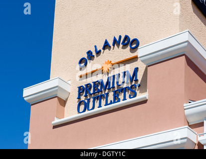 Orlando Premium Outlets Mall, Vineland Avenue, Lake Buena Vista, Orlando, Central Florida, USA Stock Photo