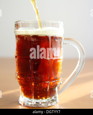 In the glass, fresh brew Stock Photo
