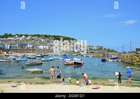 Harbour view, Mousehole, Cornwall, England, United Kingdom Stock Photo