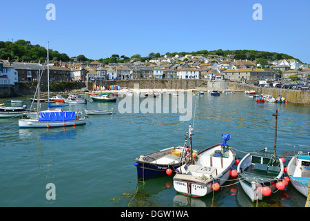 Harbour view, Mousehole, Cornwall, England, United Kingdom Stock Photo