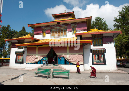 Tibetan Buddhism, Enchey Gompa Monastery, Gangtok, Sikkim, Himalayas, India, South Asia, Asia Stock Photo