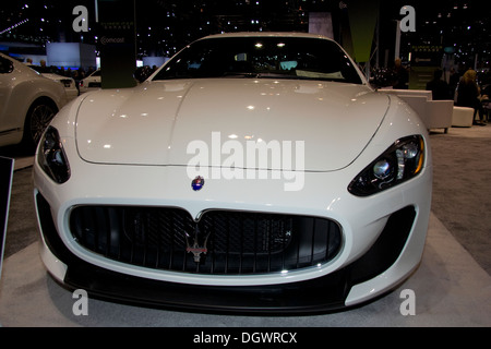 Maserati Grand Turismo MC. The 2013 Chicago Auto Show Stock Photo