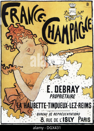 by Pierre Bonnard Reproduction Vintage Beers Wines /& Spirits Art Nouveau Poster 1901 Champagne France