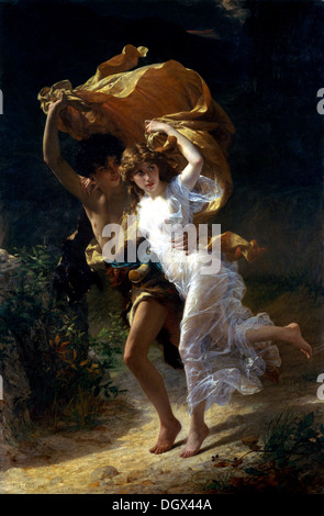 The Storm - by Pierre-Auguste Cot, 1880 Stock Photo