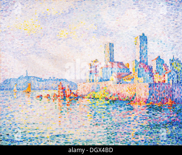 Antibes, The Towers - by Paul Signac, 1911 Stock Photo