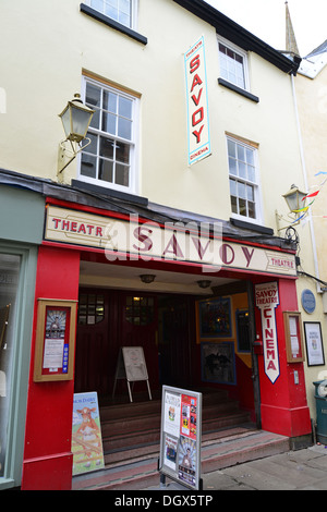 The Savoy Theatre and Cinema (Theatr y Savoy), Church Street, Monmouth, Monmouthshire, Wales, United Kingdom Stock Photo