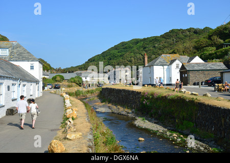 The Harbour, Boscastle, Cornwall, England, United Kingdom Stock Photo