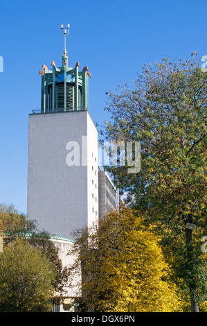 Newcastle Civic Centre in autumn north east England UK Stock Photo