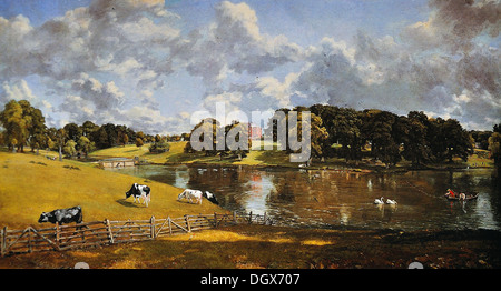 Wivenhoe Park, Essex - by John Constable, 1816 Stock Photo