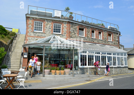 Rick Stein's Seafood Restaurant, South Quay, Padstow, Cornwall, England, United Kingdom Stock Photo