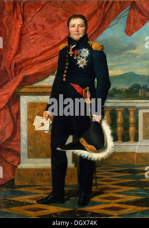 General Étienne-Maurice Gérard, Marshal of France - by Jacques-Louis David, 1816 Stock Photo