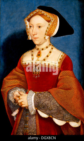 Portrait Of Jane Seymour, Queen Of England, Renaissance Painting By 