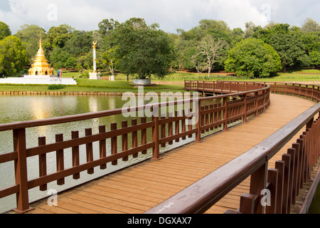 The National Kandawgyi Botanical Gardens are a world renowned botanical garden in Pyin Oo Lwin, Myanmar. Stock Photo