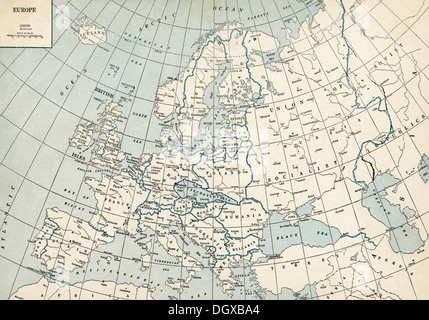 Карта мира 1930 года